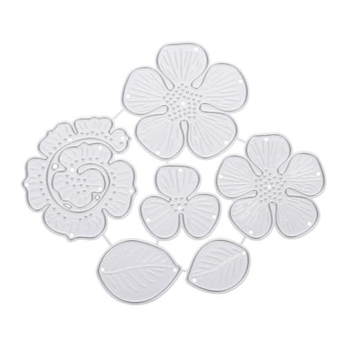 HOMSFOU Blumenförmige Stanzform Metall Diy Scrapbooking Album Dekoration Carbonstahl Schneidwerkzeug für Kreative Bastelprojekte für Bastelenthusiasten von HOMSFOU