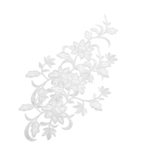 HOMSFOU Blumensticker blumenapplikationen Stickerei-Stoff-Patch Applikation Blumen aufbügeln Blumenform Stoff Stickerei Applqiues Blumengestickte Sew Applique Reparatur flower patches Weiß HOMSFOU Blumensticker blumenapplikationen Stickerei-Stoff-Patch Applikation Blumen aufbügeln Blumenform Stoff Stickerei Applqiues Blumengestickte Sew Applique Reparatur flower patches Weiß von HOMSFOU