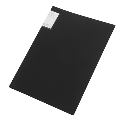HOMSFOU Booklet-ordner Datei Papierordner Dokumentieren Akkordeondateiorganisator Projektordner Dateiordner Veranstalter Dokumentenmappe A3-anzeigemappe Black Plastik von HOMSFOU