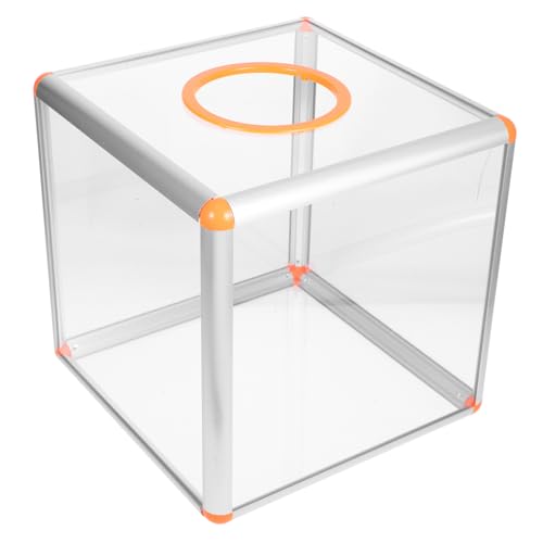 HOMSFOU Box Lotteriebox Großer Ziehungs Tombola Ticketbehälter Mit Tickets Tombola Aufbewahrung Quadratisch Nummerierter Farbschlüssel Multifunktions Lotteriehalter Lotteriekoffer Acryl von HOMSFOU