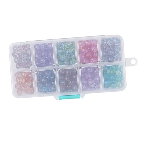 HOMSFOU Box Runde Glasperlen Lose Schlüsselstrang Ästhetische Farbe Verschiedene Crackle Armbänder Perlen Multifaceted Rise Beading Bulk Glasperlen Für Schmuck HOMSFOU Box Runde Glasperlen Lose Schlüsselstrang Ästhetische Farbe Verschiedene Crackle Armbänder Perlen Multifaceted Rise Beading Bulk Glasperlen Für Schmuck von HOMSFOU