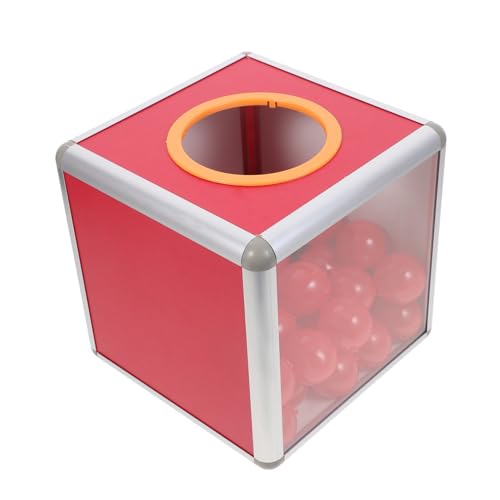 HOMSFOU -Box Tombolaboxen für Tickets Tombola-Los-Inhaber Wahlurnen Geldglas Tombola-Losbehälter Spendenboxen für Fundraising Münzzählglas Ticketautomat MDF von HOMSFOU