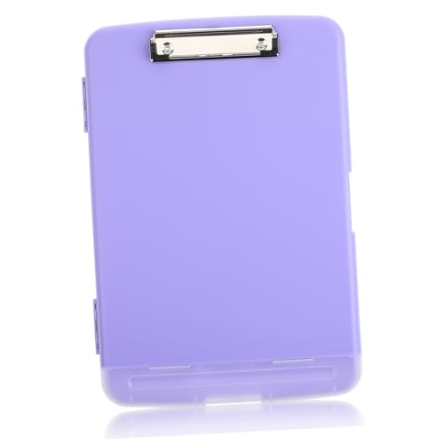 HOMSFOU Büro-must-have-frauenschreibtisch Klemmbretter Mit Ablagefach Speicherklemme Gadgets Für Schulbedarf Bauklemmbrett Mit Aufbewahrung Aluminiumlegierung Violett HOMSFOU Büro-must-have-frauenschreibtisch Klemmbretter Mit Ablagefach Speicherklemme Gadgets Für Schulbedarf Bauklemmbrett Mit Aufbewahrung Aluminiumlegierung Violett von HOMSFOU