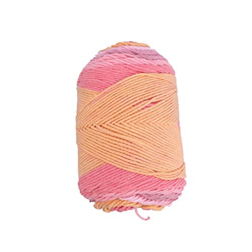 HOMSFOU Bunte Baumwollgarn Stränge Fädiges Regenbogen Garn für Handstricken Häkeln und Diy Projekte für Mützen Schals und Decken HOMSFOU Bunte Baumwollgarn Stränge Fädiges Regenbogen Garn für Handstricken Häkeln und Diy Projekte für Mützen Schals und Decken von HOMSFOU