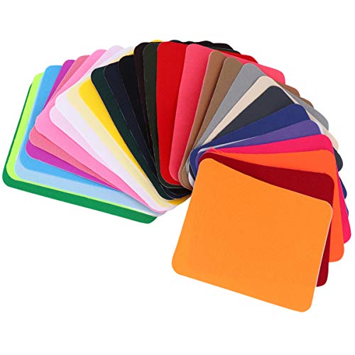 HOMSFOU Bunte Bügelflicken Farben Rechteckige Stoff Patches für Jeans Kleidung Taschen und Diy Projekte Einfach Anzubringen Reparieren oder Dekorieren von HOMSFOU