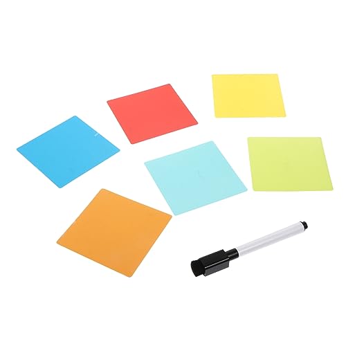 HOMSFOU Bunte Haftnotizen Memo -notizen Schüttgut Etikettenaufkleber Pads Klebestreifen Die Büroaufkleber Wiederverwendbar Klebrig Nachrichtenaufkleber Lesezeichenaufkleber Das Haustier von HOMSFOU