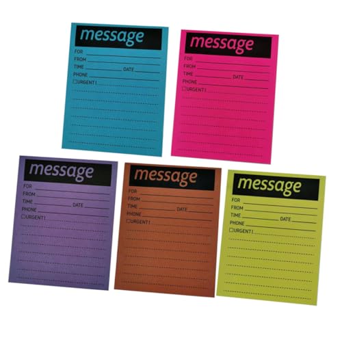 HOMSFOU Bunte Haftnotizen Selbstklebende Notizblöcke für Büro und Zuhause für Notizen Erinnerungen und Organisation Praktische Memo Sticker Verschiedenen Farben von HOMSFOU