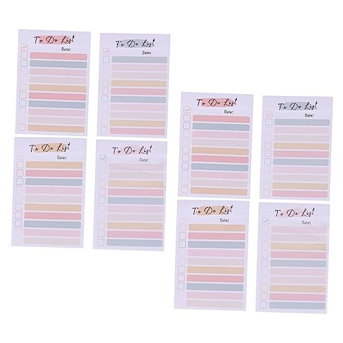 HOMSFOU Bunte Selbstklebende Notizblätter Set Dekorative Memo Pads für Schule Büro und Zuhause Praktische Haftnotizen in Verschiedenen Farben Ablösbar und Rückstandsfrei von HOMSFOU