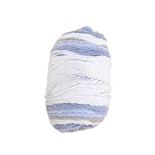 HOMSFOU Bunte Strickwolle Fach Baumwollgarn für Diy Handstricken und Häkeln Regenbogenfarben für Schals Mützen und Decken Orchidee von HOMSFOU
