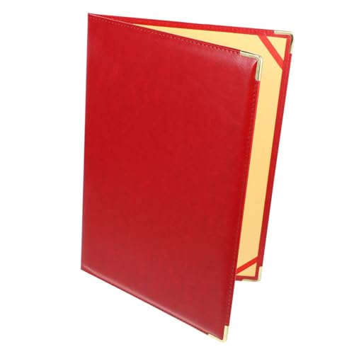 HOMSFOU Business-portfolio-männer Datei Dokumentieren Arbeiten Bindemittel Aktenhalter Unterlagen Dokumentorganisator Papier Dokumenten-organizer-folio Bürobedarf Rot Eisen von HOMSFOU