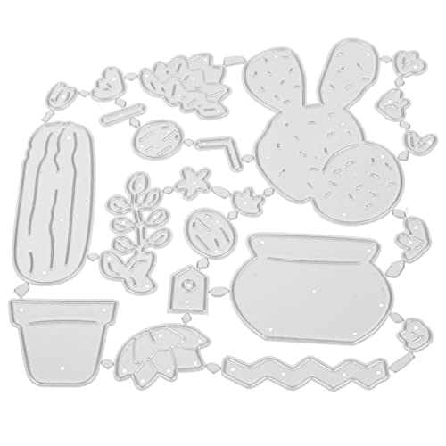 HOMSFOU Cactus Muster Stanzform Kohlenstoffstahl Diy Bastel Schablone für Scrapbooking Kartenherstellung und Kreative Projekte für Bastel von HOMSFOU