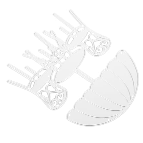 HOMSFOU Carbonstahl Schneideform für Kreative Papierkunst Diy Sonnenschirm Metall Stanzschablone für Scrapbooking Kartenherstellung und Dekoration von HOMSFOU