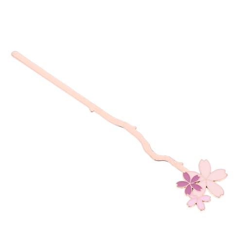 HOMSFOU Cartoon- -lesezeichen Blume Schnell Mädchen Lesezeichen Literarisches Etikett Buchzubehör Herr Van Leser Kirsche Literarischer Hinweis Für Buchliebhaber Metall Rosa von HOMSFOU