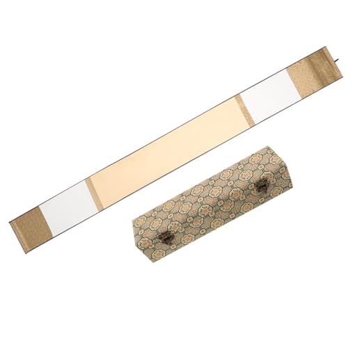 HOMSFOU Chinesische Kalligraphie Schriftrolle mit Hochwertigem Reispapier Hervorragende Tintenabsorption Traditionell zum Schreiben Malen Wanddekoration Luxuriöse Geschenkbox von HOMSFOU