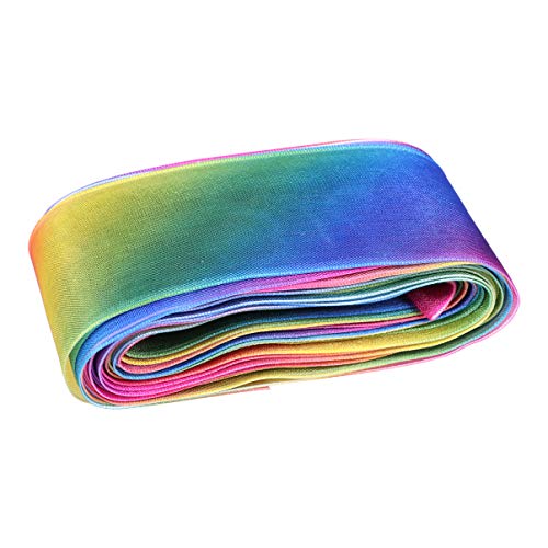 HOMSFOU DIY Haarschmuck Bänder Gradient Chiffonband Haarbänder Festival Dekoration und Bastelprojekte Langlebiges Material Tolle Farbvielfalt von HOMSFOU