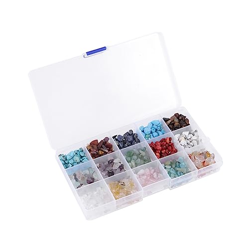 HOMSFOU DIY Perlen Set mit Verschiedenen Naturstein Perlen Materialien für Schmuckherstellung und Dekoration Vielseitig Einsetzbar für Projekte und Events HOMSFOU DIY Perlen Set mit Verschiedenen Naturstein Perlen Materialien für Schmuckherstellung und Dekoration Vielseitig Einsetzbar für Projekte und Events von HOMSFOU