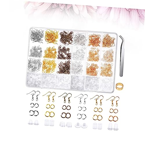 HOMSFOU DIY Schmuckzubehör Set Leder Ohrring Ohrhaken Karabiner Verschluss Ringe für Ohrringherstellung Schmuck Bastelset Langlebig und Vielseitig für Kreative DIY Projekte HOMSFOU DIY Schmuckzubehör Set Leder Ohrring Ohrhaken Karabiner Verschluss Ringe für Ohrringherstellung Schmuck Bastelset Langlebig und Vielseitig für Kreative DIY Projekte von HOMSFOU