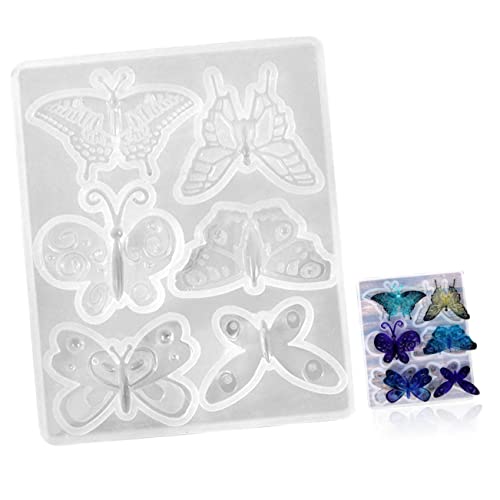 HOMSFOU DIY Silikon Schmetterling Ohrring Form Teilig Flexible Gießform für Schmuckherstellung Langlebig und Rutschfest Bastelprojekte und Designs HOMSFOU DIY Silikon Schmetterling Ohrring Form Teilig Flexible Gießform für Schmuckherstellung Langlebig und Rutschfest Bastelprojekte und Designs von HOMSFOU