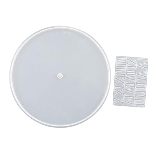 HOMSFOU DIY Silikon Uhr Dial Mold mit Römischen Ziffern Teiliges für Kreative Epoxidharz Projekte für Heimdekoration und Bastelarbeiten von HOMSFOU