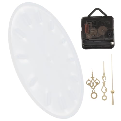 HOMSFOU DIY Silikon Uhrform Rund Flexible Epoxidharz Gießform mit Langlebigem Uhrwerk und Goldfarbenen Zeigern Wiederverwendbar Einfach zu Entformen für Kreative Wanduhren HOMSFOU DIY Silikon Uhrform Rund Flexible Epoxidharz Gießform mit Langlebigem Uhrwerk und Goldfarbenen Zeigern Wiederverwendbar Einfach zu Entformen für Kreative Wanduhren von HOMSFOU