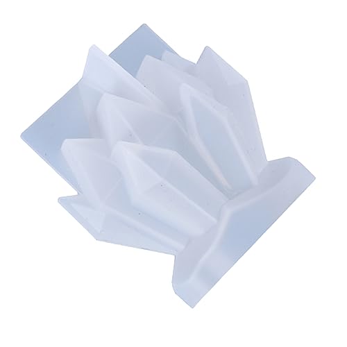 HOMSFOU DIY Silikonform für Kristall Cluster Gießform für Duftkerzen Ornamente Leicht Platzsparend für Bastelprojekte mit Glitzer Farben Dekorationen von HOMSFOU