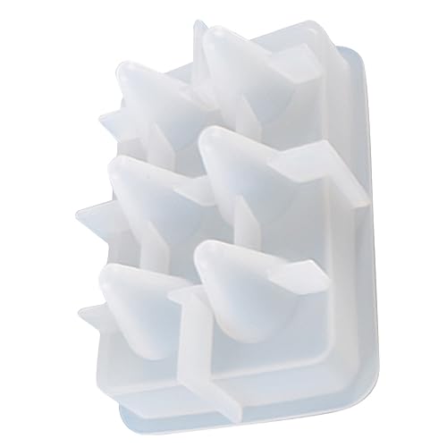 HOMSFOU DIY Silikonform für Ringe Kegelförmiger Ringständer Hochwertigem Silikon für Ohrringe und Schmuck Wiederverwendbare Gießform Einfach zu Entformen und Langlebig von HOMSFOU