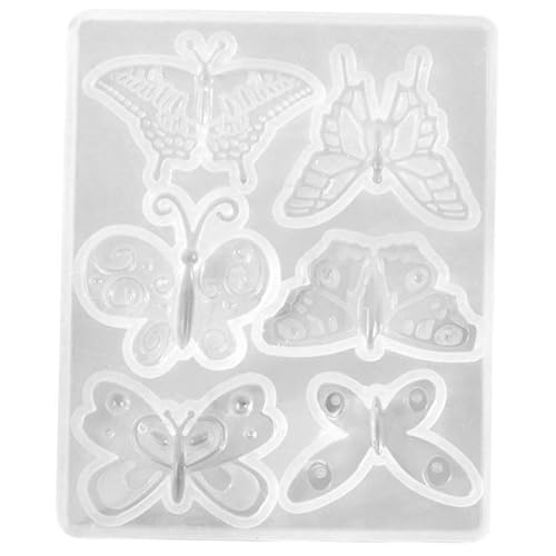 HOMSFOU DIY Silikonform für Schmuckherstellung Schmetterlings Designs Flexible und Langlebige Gießform für Ohrringe Anhänger für Handwerksprojekte HOMSFOU DIY Silikonform für Schmuckherstellung Schmetterlings Designs Flexible und Langlebige Gießform für Ohrringe Anhänger für Handwerksprojekte von HOMSFOU