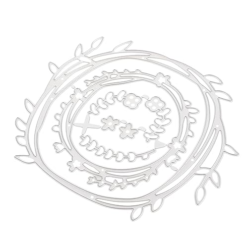 HOMSFOU DIY Stanzschablonen Carbonstahl Schneideformen für Scrapbooking Kartenherstellung Fotoalben Bastelprojekte Präzise und Langlebige Stanzformen für Bastelideen von HOMSFOU