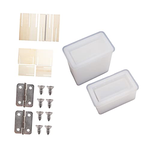 HOMSFOU DIY Zigarettenschachtel Herstellungskit Silikonform Für Epoxidharz Zigarettenkasten Mould Tool Mit Zubehör Für Fertige Produkte Bastelset von HOMSFOU