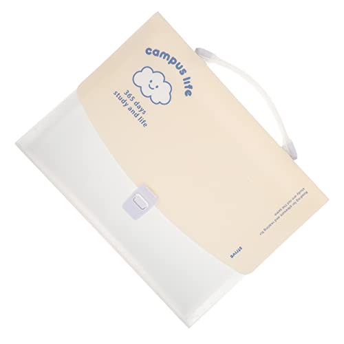 HOMSFOU Dateihandtasche Dateien Aktenordner Aus Papier Schul-akkordeon-ordner Erweitern Des Organizer-dateiordners Expandierende Ordner Akkordeondateiorganisator Plastik von HOMSFOU