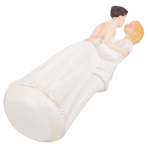 HOMSFOU Deko Figurine Romantische Kreative Tortendeko für Hochzeit Valentinstag Feier Langlebig Vielseitig Einsetzbar Dekorativ für Kuchengrößen von HOMSFOU
