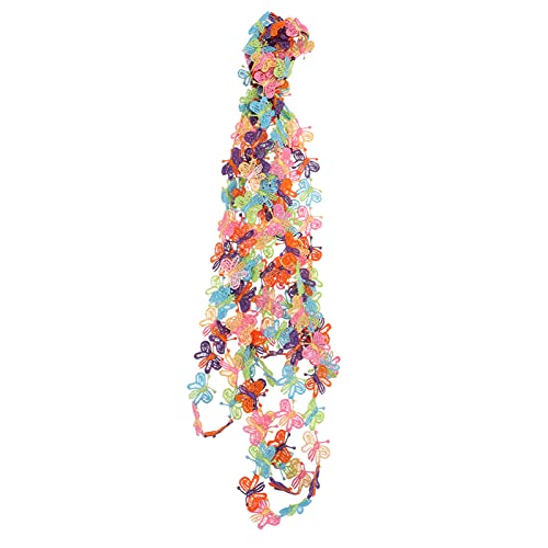 HOMSFOU Dekorativer Farbiger Polyester Spitzenbesatz Breiter Macrame Blumenbesatz für Diy Projekte HOMSFOU Dekorativer Farbiger Polyester Spitzenbesatz Breiter Macrame Blumenbesatz für Diy Projekte von HOMSFOU
