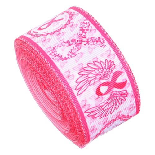 HOMSFOU Dekorativer Rosa Bewusstseinsband für Brustkrebs Vielseitiges Diy Haaraccessoire Yards für Feiern Hochzeiten und Bastelprojekte Unterstützen Sie Brustgesundheit von HOMSFOU