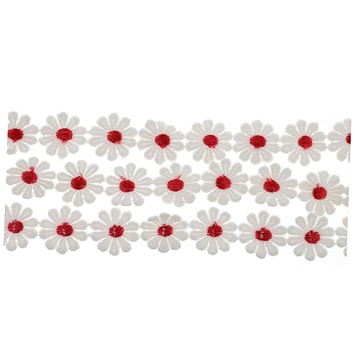 HOMSFOU Dekoratives Besticktes Spitzenband Yards Breites Farbenfrohes Daisy Lace für Kleidung Diy Projekte und Bastelarbeiten Langlebigem Maschinenwaschbar HOMSFOU Dekoratives Besticktes Spitzenband Yards Breites Farbenfrohes Daisy Lace für Kleidung Diy Projekte und Bastelarbeiten Langlebigem Maschinenwaschbar von HOMSFOU
