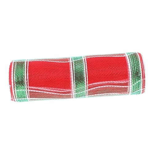 HOMSFOU Dekoratives Mesh Band Rot Grün Netzschleife Geschenkverpackung DIY Bastelband für Blumen und Festdeko Langlebiges Leicht Zuschneidbares Material für Kreative Verpackungen HOMSFOU Dekoratives Mesh Band Rot Grün Netzschleife Geschenkverpackung DIY Bastelband für Blumen und Festdeko Langlebiges Leicht Zuschneidbares Material für Kreative Verpackungen von HOMSFOU