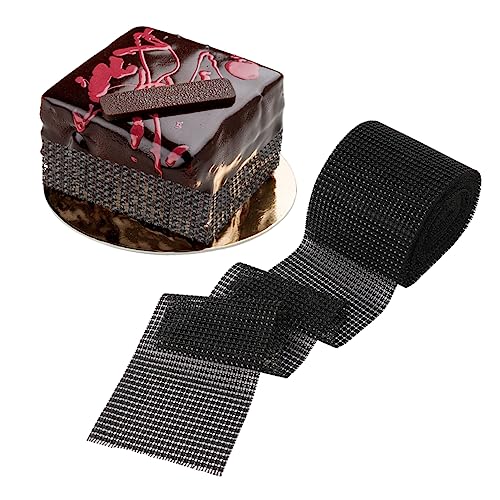 HOMSFOU Diamant Mesh Band Yards Breites Strassband für Kuchenornamente Flexibles DIY Bling Band für Festliche Dekorationen und Elegantem HOMSFOU Diamant Mesh Band Yards Breites Strassband für Kuchenornamente Flexibles DIY Bling Band für Festliche Dekorationen und Elegantem von HOMSFOU