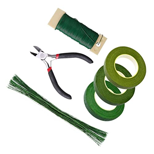 HOMSFOU Diy Blumenkunst Set Teiliges Set mit Blütenband Doppelseitigem Klebeband Blumendraht und Papierwickeldraht für Trockenblumen und Bastelprojekte HOMSFOU Diy Blumenkunst Set Teiliges Set mit Blütenband Doppelseitigem Klebeband Blumendraht und Papierwickeldraht für Trockenblumen und Bastelprojekte von HOMSFOU