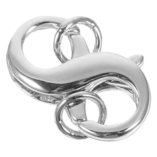 HOMSFOU Diy Lobster Karabiner für Schmuck Silberbeschichtet für Armbänder und Praktische Verbindung für Ihr Basteln HOMSFOU Diy Lobster Karabiner für Schmuck Silberbeschichtet für Armbänder und Praktische Verbindung für Ihr Basteln von HOMSFOU