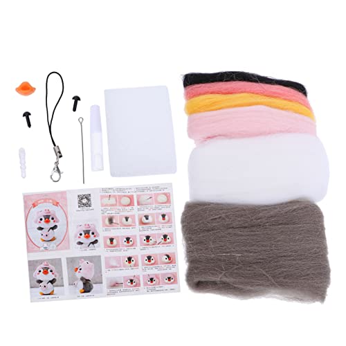 HOMSFOU Diy Nadelfilz für Handgemachte Puppen Wollfilzen Starterkit mit Materialien für Kreative Projekte für Eltern zum Basteln von Dekorationen von HOMSFOU