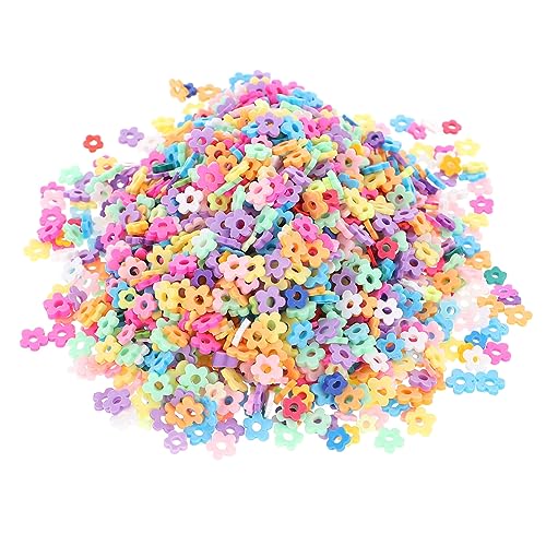 HOMSFOU Diy Polymer Clay Blütenförmige Flachperlen Bastel Zubehör für Schmuckherstellung und Kreative Projekte für Armbänder und HOMSFOU Diy Polymer Clay Blütenförmige Flachperlen Bastel Zubehör für Schmuckherstellung und Kreative Projekte für Armbänder und von HOMSFOU
