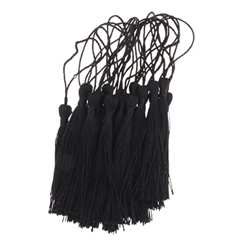 HOMSFOU Diy Quasten Schwarz Handgemachte Tassels für Schmuck Lesezeichen Armbänder und Heimdekoration für Bastelprojekte und HOMSFOU Diy Quasten Schwarz Handgemachte Tassels für Schmuck Lesezeichen Armbänder und Heimdekoration für Bastelprojekte und von HOMSFOU
