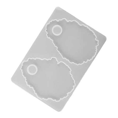 HOMSFOU Diy Silikon Makeup Tray Mold Irreguläre Form für Kreative Bastelideen Langlebiges Epoxidharz Material für Einzigartige Make Up Tabletts für Partys und Tägliche Nutzung von HOMSFOU
