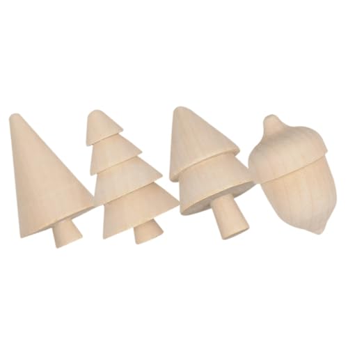 HOMSFOU Diy Weihnachtsbaum Deko Set Holz Unbemalte Weihnachtsbaumornamente Eicheln für Kreative Bastelideen Teiliges Set für Festliche Dekoration zu Hause Büro HOMSFOU Diy Weihnachtsbaum Deko Set Holz Unbemalte Weihnachtsbaumornamente Eicheln für Kreative Bastelideen Teiliges Set für Festliche Dekoration zu Hause Büro von HOMSFOU