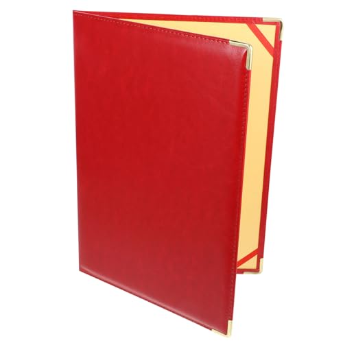 HOMSFOU Dokumentenmappe Großformatig Robuster Portfolio Ordner Eleganter Aktenordner für Büro und Veranstaltungen Praktischer Dokumentenhalter mit Stilvollem Design Vielseitige Lösung für von HOMSFOU