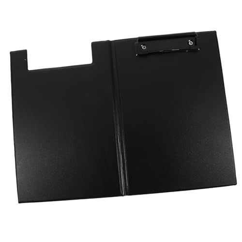 HOMSFOU Dokumentschreibvorstand Veranstalter Farbe Clips Zwischenablage Klassenzimmer-klemmbrett Datei Klemmungsbetriebsklassenzimmer Klemmbretter Dokumentieren Büro Weiß Schwarz Pu von HOMSFOU