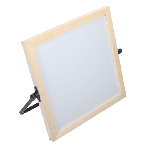 HOMSFOU Doppelseitiges Whiteboard mit Holzrahmen Tragbare Abwischbare Schreibtafel für Büro und Zuhause als und Zeichenbrett von HOMSFOU