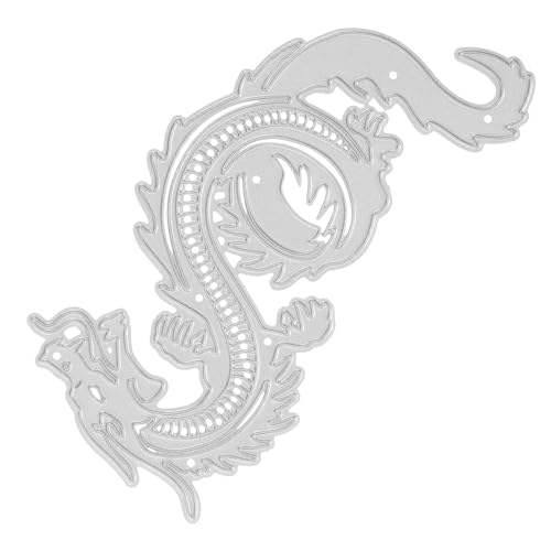 HOMSFOU Drachen Stanzform Metall Schneideform für Diy Scrapbooking Kartenherstellung und Dekoration Geeignet für Alben Einladungen und Kreative Bastelprojekte von HOMSFOU