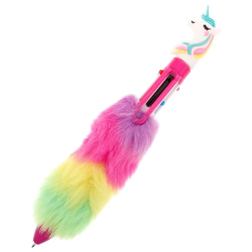 HOMSFOU Einhornplüschstift mehrfarbig Schreibwaren Stifte zum Schreiben flauschiger Stift Plüschstifte Zurück in die Schulmaterial Tagebuchstifte Stifte süßer Kugelschreiber Plastik HOMSFOU Einhornplüschstift mehrfarbig Schreibwaren Stifte zum Schreiben flauschiger Stift Plüschstifte Zurück in die Schulmaterial Tagebuchstifte Stifte süßer Kugelschreiber Plastik von HOMSFOU