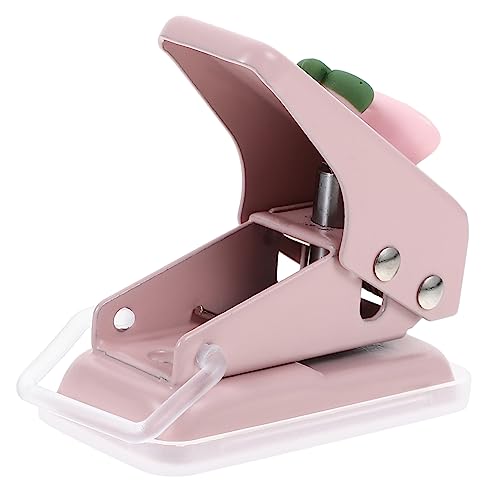 HOMSFOU Einzellocher aus Kunststoff Ergonomisch für Büro und Diy Projekte Geeignet für Karton und Kunstprojekte Perfekter Lochstanzer für Kreative Anwendungen von HOMSFOU