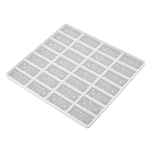 HOMSFOU Einzigartige Silikonform für DIY Domino Handwerk Wiederverwendbare Epoxidharz Gießform für Bastelprojekte Einfach zu Bedienen und Leicht zu Reinigen von HOMSFOU